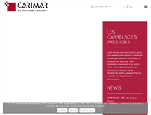 Tablet Screenshot of carimar.be